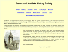 Tablet Screenshot of barnes-history.org.uk
